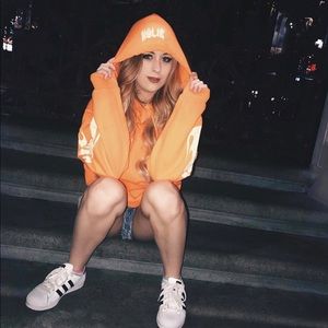 Kylie Jenner Orange Flame Hoodie